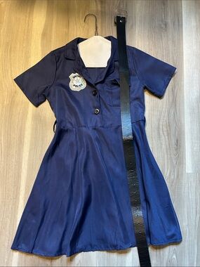 Girls 7-8 Police Costume Dress
